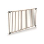 Barrire de scurit bb extensible en bois htre brut 150 cm lokee