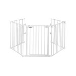 Barrire de scurit blanche pour bb 74x57 cm