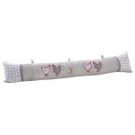 Bas de porte en coton et lin poule