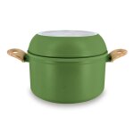 Batterie de cuisine amovible 8 pi�ces olive en aluminium recycl�