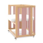 Berceau cododo bois / rose 55x70 cm avec matelas