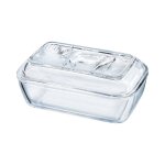 Beurrier en verre tremp extra rsistant