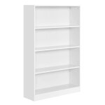 Bibliothèque 4 niveaux blanche 80 x 24 x 121. 5 cm Bibliothèque 4 niveaux blanche 80 x 24 x 121. 5 cm