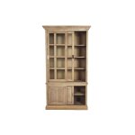 Bibliothque 4 portes en chne