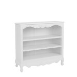 Biblioth�que basse en bois blanc l 110 cm