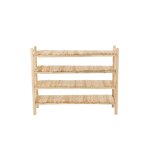 Biblioth�que basse en teck massif