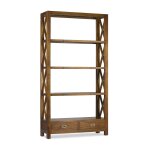 Bibliothèque en bois marron h 190 cm Bibliothèque en bois marron h 190 cm