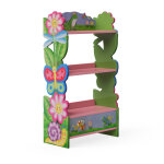 Bibliothque enfant meuble rangement, 97cm, multicolore