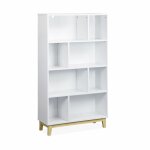 Bibliothque scandinave blanche