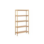 Biblioth�que scandinave en ch�ne clair 4 tablettes