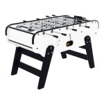Bistrot - baby foot blanc avec monnayeur Bistrot - baby foot blanc avec monnayeur