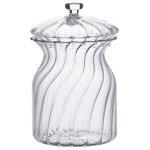 Bocal cuisine hermtique en verre 9x9x15cm