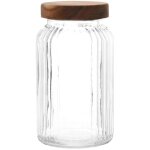 Bocal grand modèle transparent et marron Bocal grand modèle transparent et marron