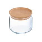 Bocal en verre couvercle bois 0, 5l Bocal en verre couvercle bois 0, 5l