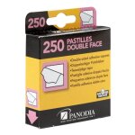 Boîte de 250 pastilles adhésives double - face Boîte de 250 pastilles adhésives double - face