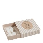 Bote 4 dcors fondants n?ud - voile de lin