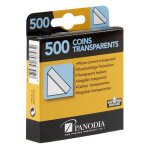 Bote de 500 coins photos adhsifs transparents