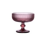 Boite de 6 coupes  glace 35 cl rose en verre