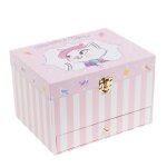 Boite  bijoux musical multicolore en carton
