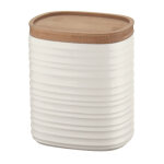 Bote de conservation m 90 cl en plastique blanc