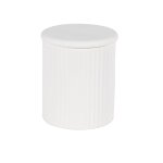 Boîte à coton en grès blanc Boîte à coton en grès blanc