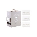 Boite  cubi 3 litres en bois entre amis