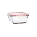 Boîte hermétique carré 310ml en verre Boîte hermétique carré 310ml en verre