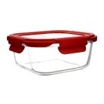 Boîte hermétique carré 800ml en verre Boîte hermétique carré 800ml en verre