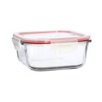 Bote hermtique carr 800ml en verre