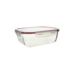 Bote hermtique rectangulaire 2260ml en verre