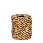 Bote  mouchoirs en papier brun naturel