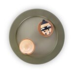 Bote  musique pour enfants en bois naturel multicolore