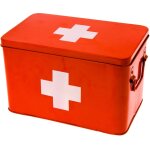 Boîte à pharmacie rouge 21x19cm Boîte à pharmacie rouge 21x19cm