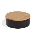 Bote de rangement ronde avec miroir 14x5cm