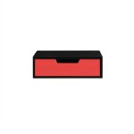 Boîte de rangement à tiroir pour capsules de thé en bambou rouge Boîte de rangement à tiroir pour capsules de thé en bambou rouge