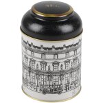 Bote  sel en mtal noir, blanc et dor