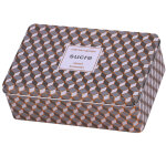 Bote  sucre morceaux en mtal 20x13x7cm