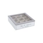 Boite  th en bois compartimente