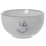 Bol clin d'oeil en cramique blanche 500 ml