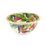 Bol en mlamine dcor par des fleurs exotiques