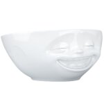 Bol en porcelaine blanche laughing 350ml Bol en porcelaine blanche laughing 350ml