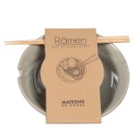 Bol  ramen en grs vert argile