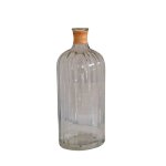 Bonbonne en verre col cercl jonc