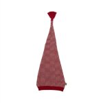 Bonnet noël rouge en coton Ø24x55cm Bonnet noël rouge en coton Ø24x55cm