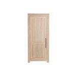 Bonnetière moderne en chêne blanchi 1 porte Bonnetière moderne en chêne blanchi 1 porte