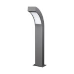 Borne eclairage exterieur en aluminium noir