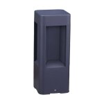 Borne eclairage exterieur en aluminium noir Borne eclairage exterieur en aluminium noir