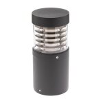 Borne eclairage exterieur en aluminium noir