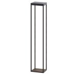 Borne solaire aluminium noir h110cm Borne solaire aluminium noir h110cm