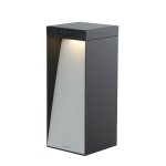 Borne solaire aluminium noir h35cm Borne solaire aluminium noir h35cm